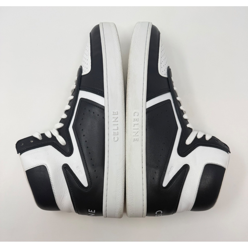 Celine CT-01 Z Trainer High Top White/Black Size 11 US 44 EU - Picture 3 of 8